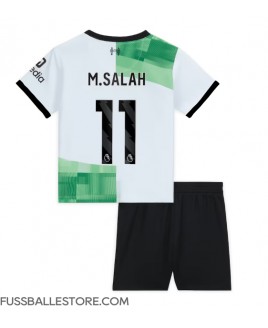 Günstige Liverpool Mohamed Salah #11 Auswärts Trikotsatzt Kinder 2023-24 Kurzarm (+ Kurze Hosen)
